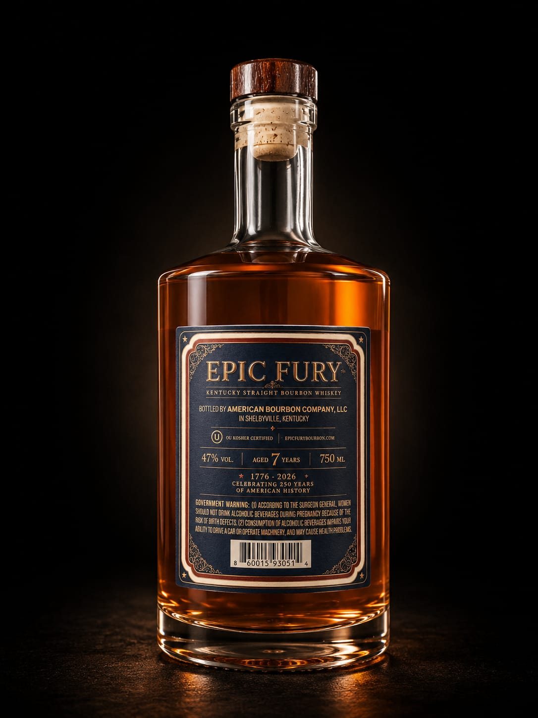 Back of the Epic Fury bottle